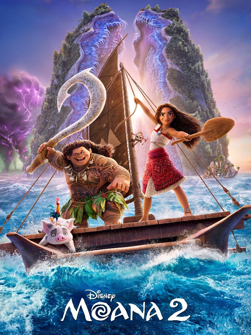 Moana 2 paper poster