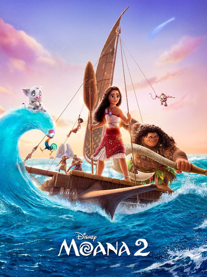 Moana 2 paper poster