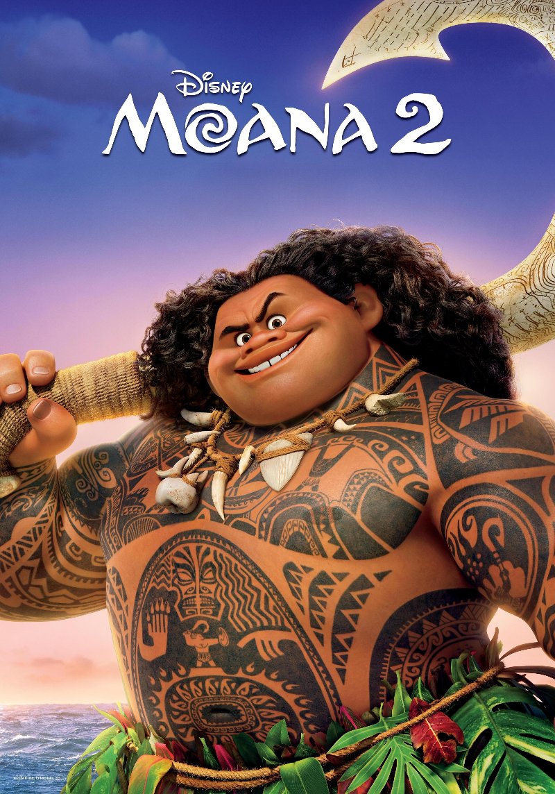 Moana 2 paper poster