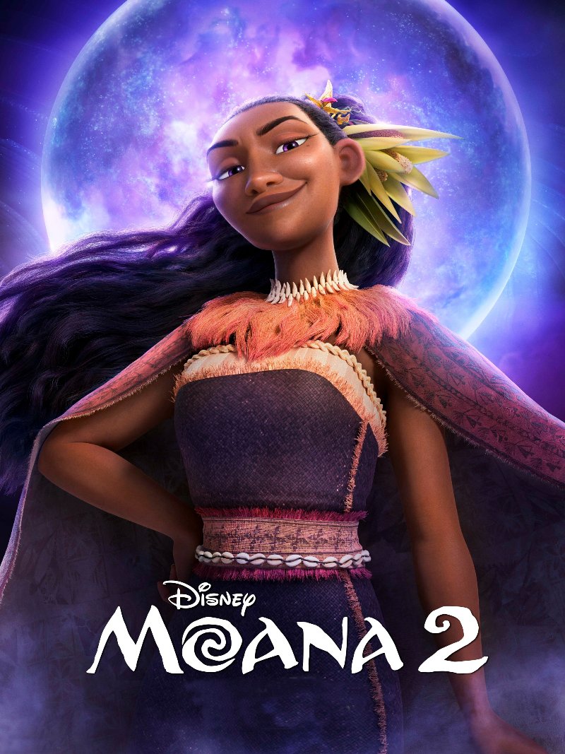 Moana 2 paper poster