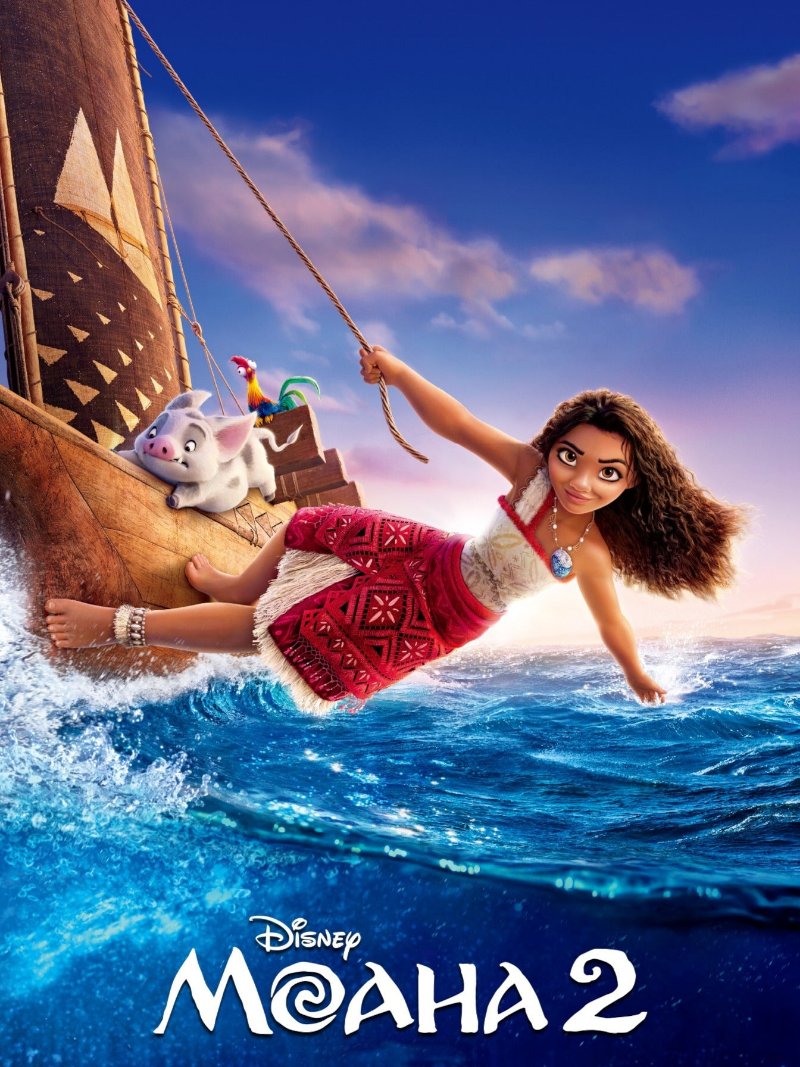 Moana 2 paper poster