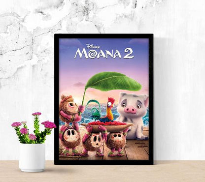 Moana 2 framed poster