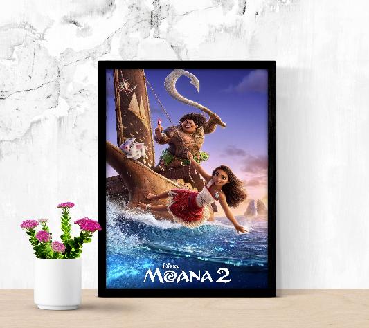 Moana 2 framed poster