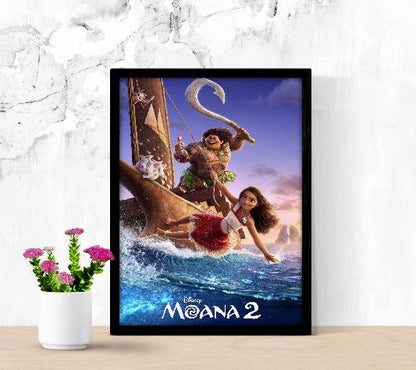 Moana 2 framed poster