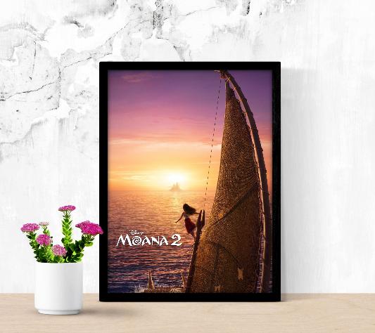 Moana 2 framed poster