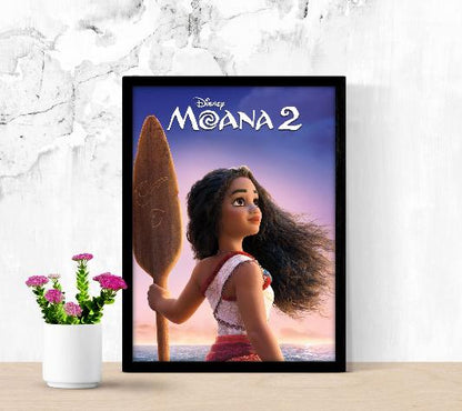 Moana 2 framed poster