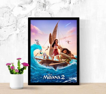 Moana 2 framed poster