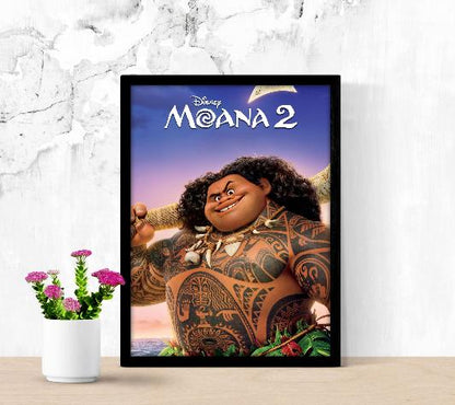 Moana 2 framed poster