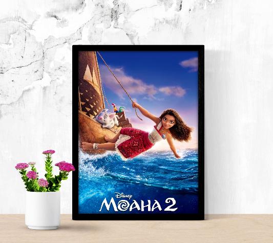 Moana 2 framed poster