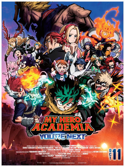 My Hero Academia The Movie You're Next paper poster