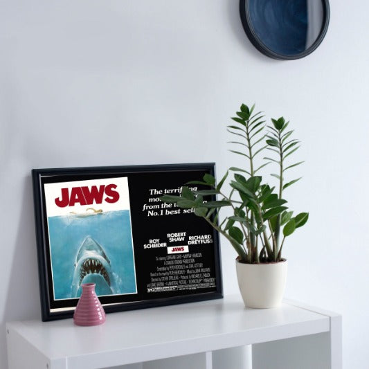 Jaws - framed poster