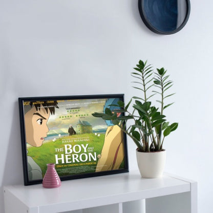 The Boy and The Heron - framed poster