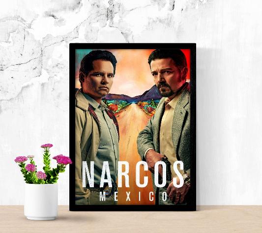 Narcos Mexico framed poster