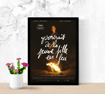 Portrait de la jeune fille en feu - framed poster