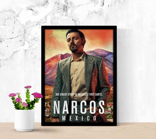 Narcos Mexico framed poster