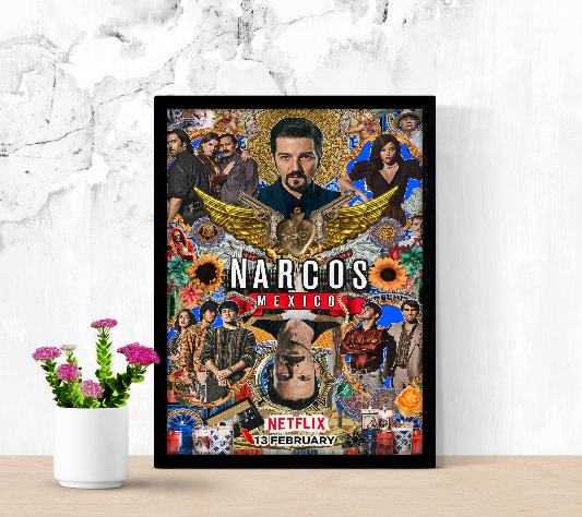 Narcos Mexico framed poster