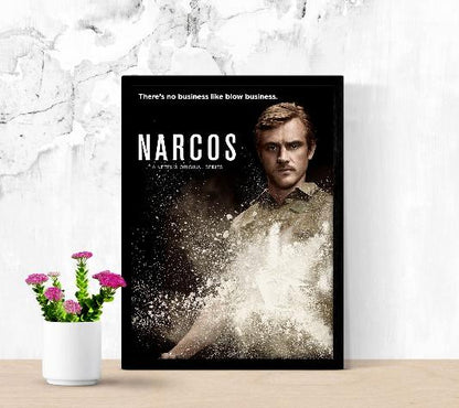 Narcos framed poster