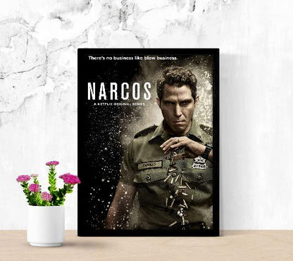 Narcos framed poster