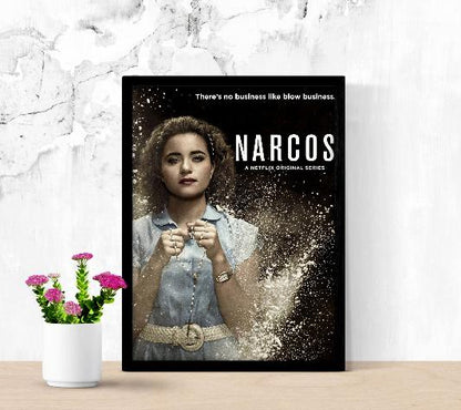 Narcos framed poster