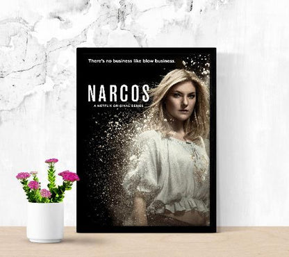 Narcos framed poster