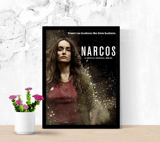 Narcos framed poster