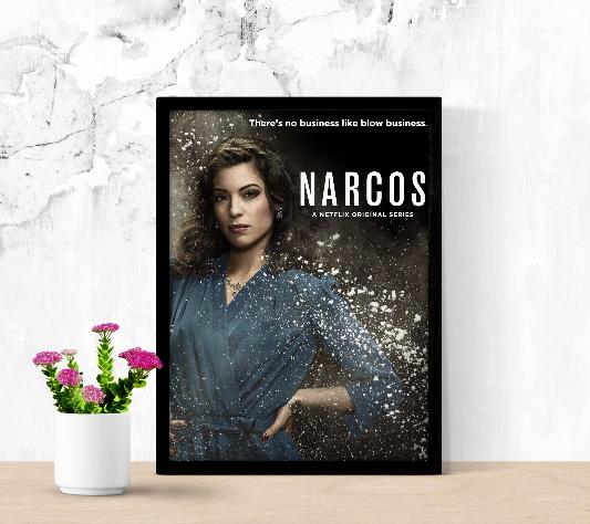 Narcos framed poster