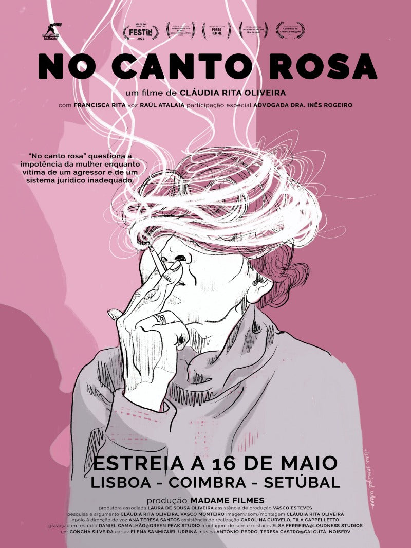 No canto rosa - poster