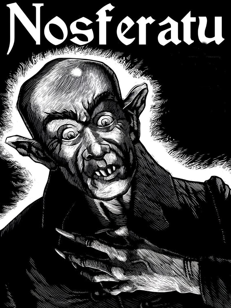 Nosferatu A Symphony of Horror paper poster