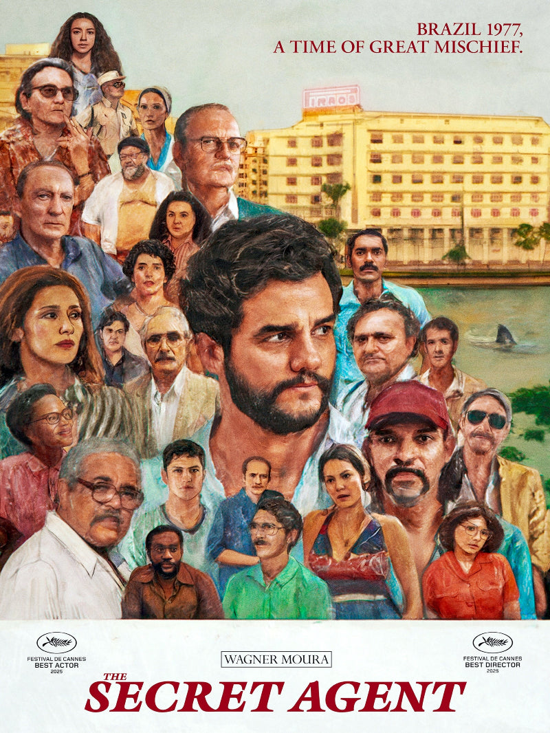 The Secret Agent paper poster