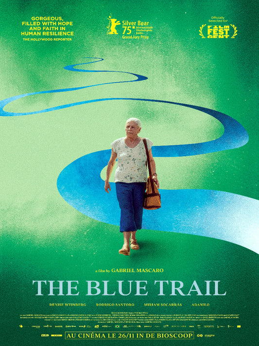 The Blue Trail paper poster