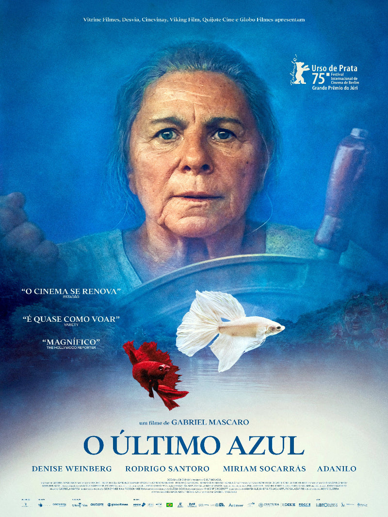O ùltimo azul paper poster