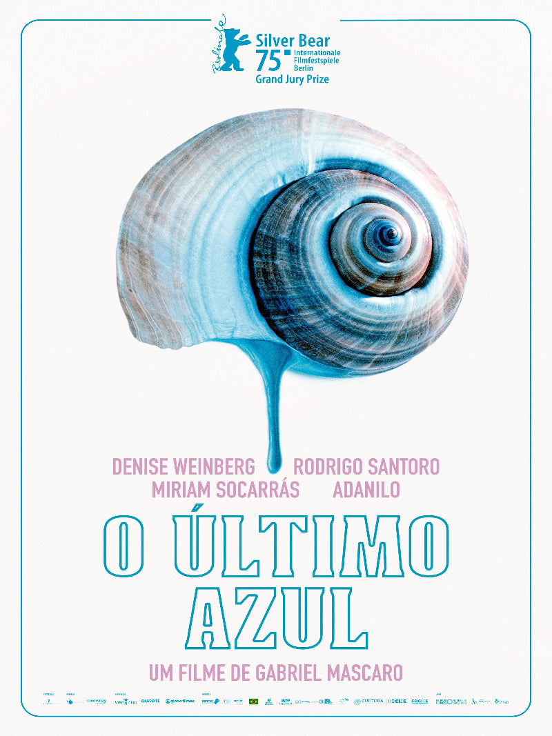 O ùltimo azul paper poster