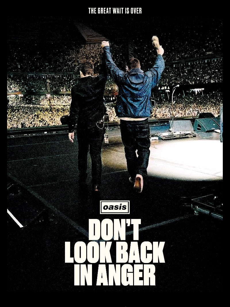 Oasis Don't Look Back In Anger paper poster