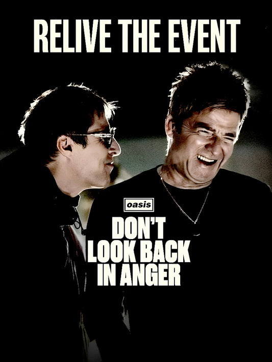 Oasis Don't Look Back In Anger paper poster