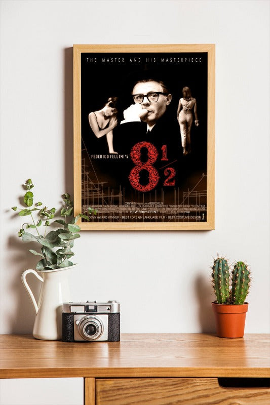 8½ - Federico Fellini - framed poster