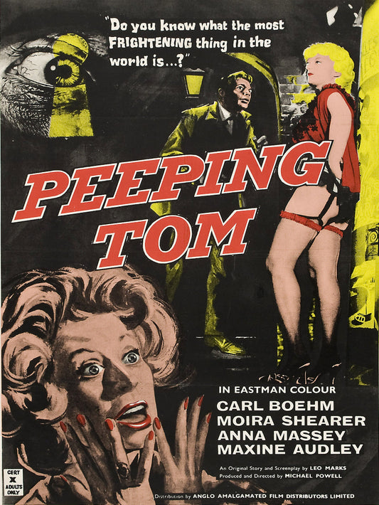 Peeping Tom paper poster