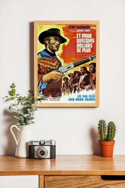 Et Pour Quelques Dollars de Plus - framed poster