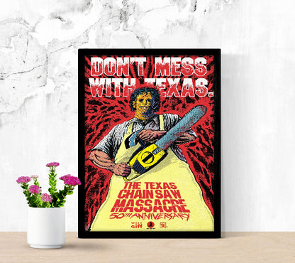 The Texas Chainsaw Massacre framed poster