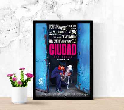 Ciudad sin sueno framed poster