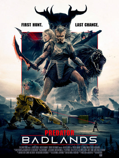 Predator Badlands paper poster