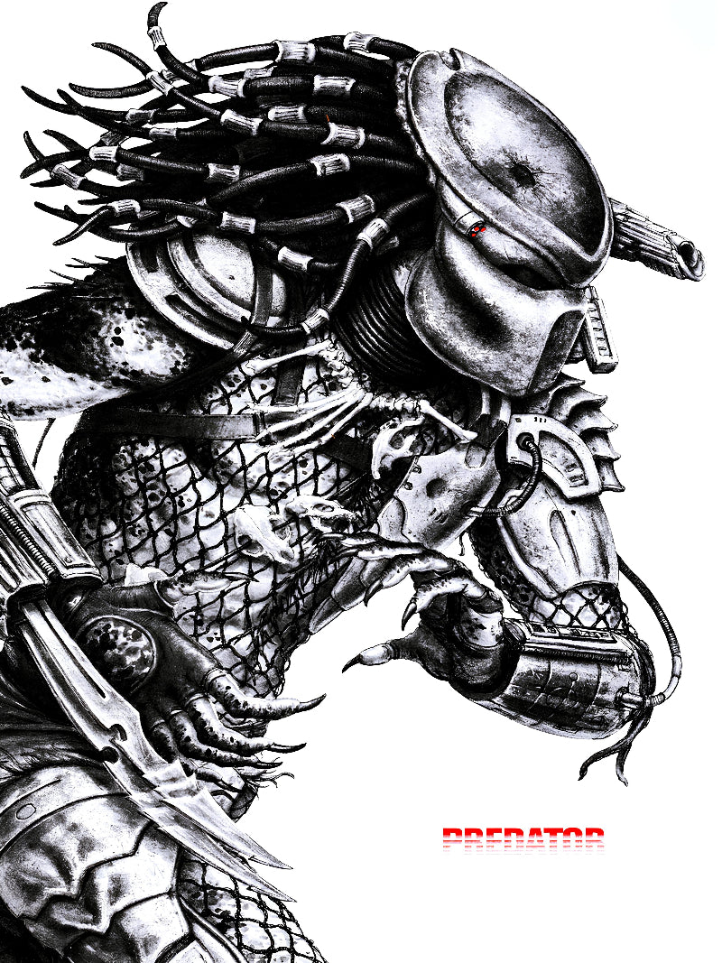 Predator paper poster
