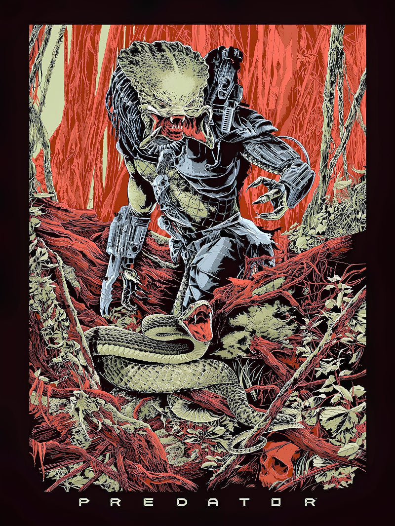 Predator paper poster