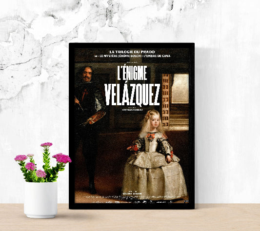 L'enigme Velazquez framed poster