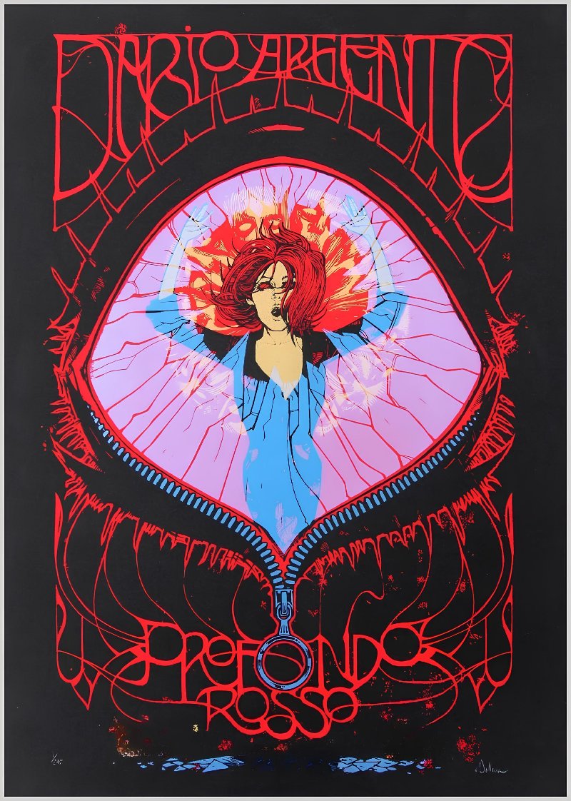 Profondo Rosso paper poster