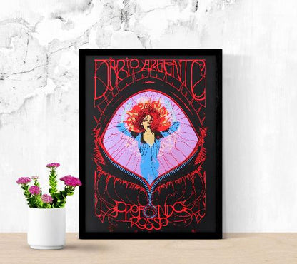 Profondo Rosso framed poster