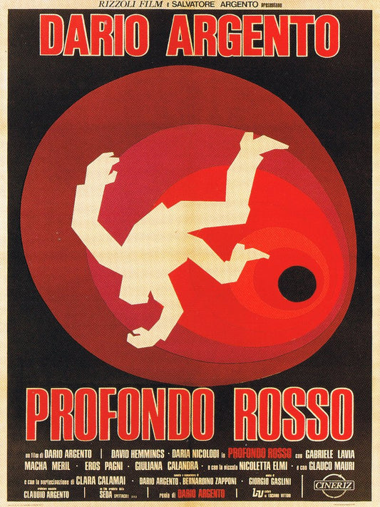 Profondo Rosso paper poster