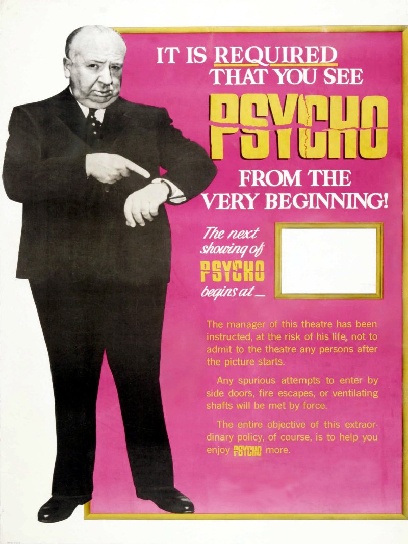 Psycho paper poster