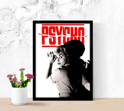 Psycho framed poster