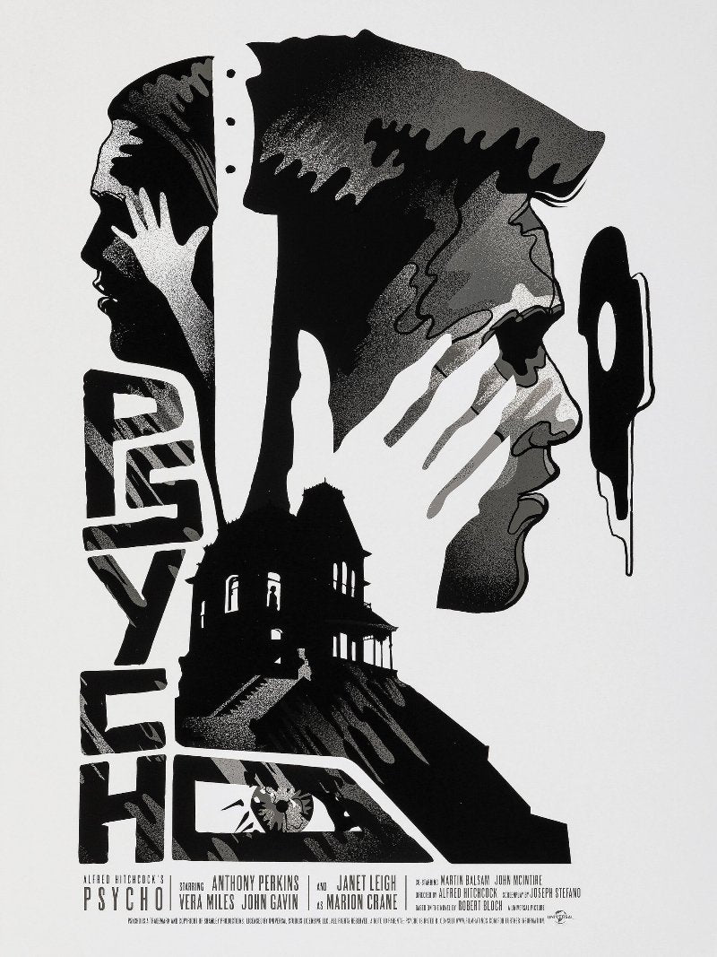 Psycho paper poster