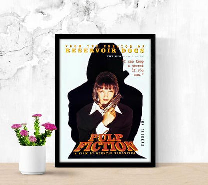 Pulp Fiction framed poster